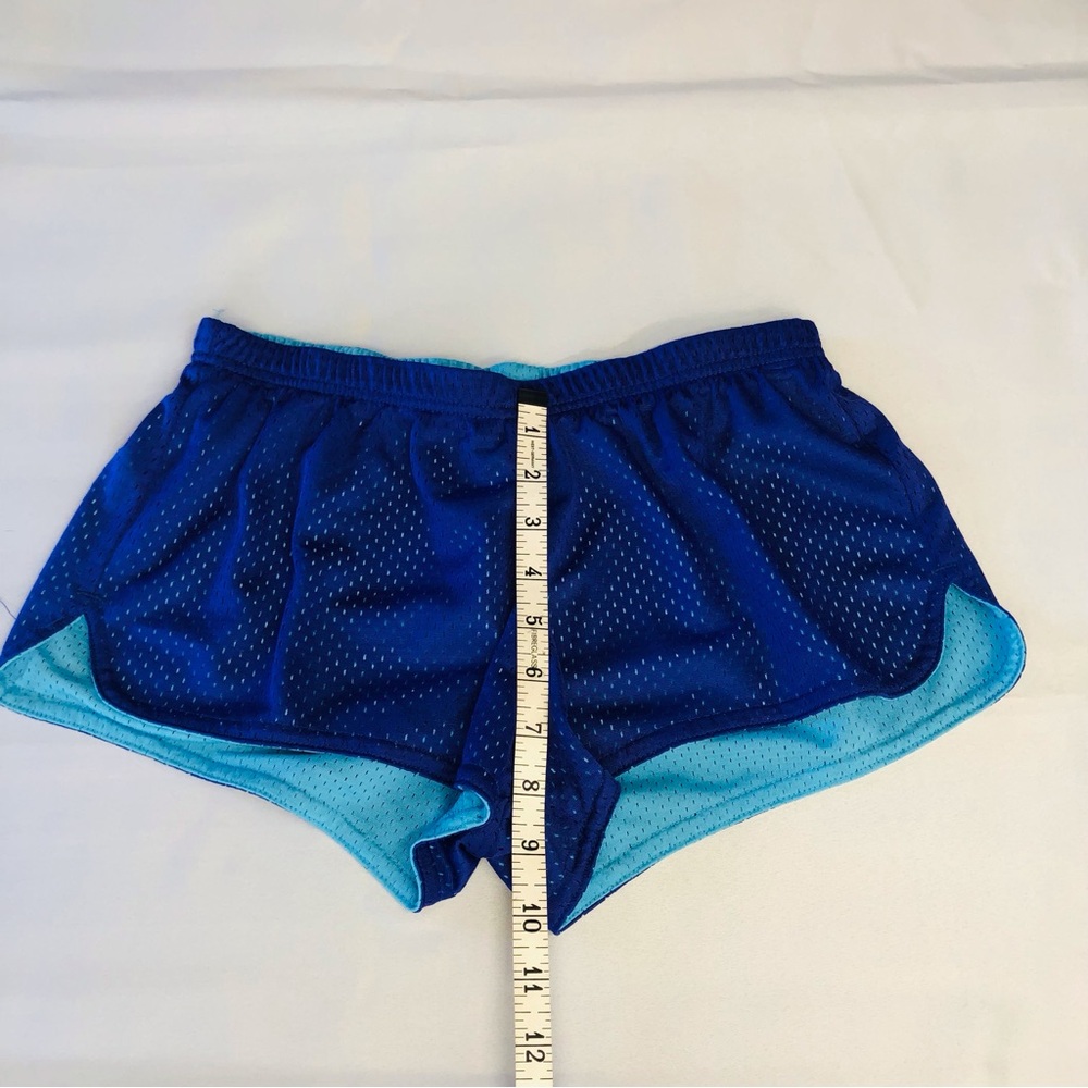 Turquoise Purple Reversible Athletic Shorts - Picture 10 of 16